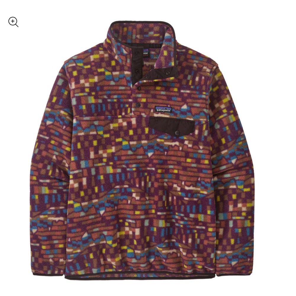 Patagonia Synchilla Purple and Orange Fleece